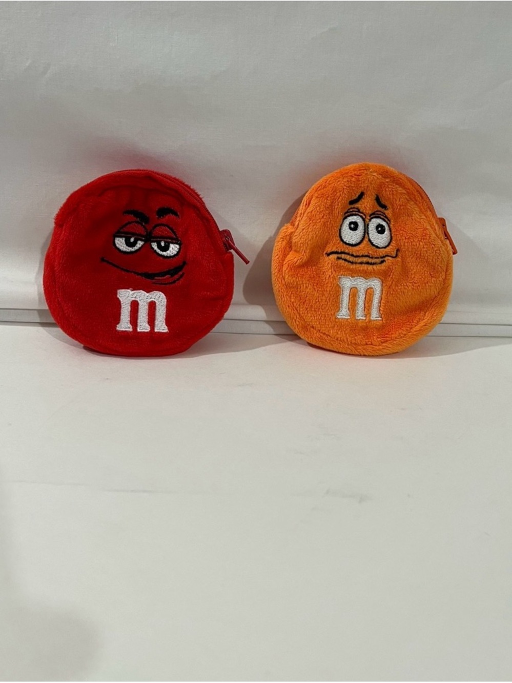 M&M'S Plush Coin Pouch Duo - Red & Orange Characters